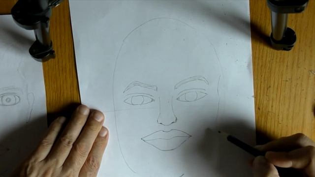 Как нарисовать лицо карандашом поэтапно смотреть онлайн