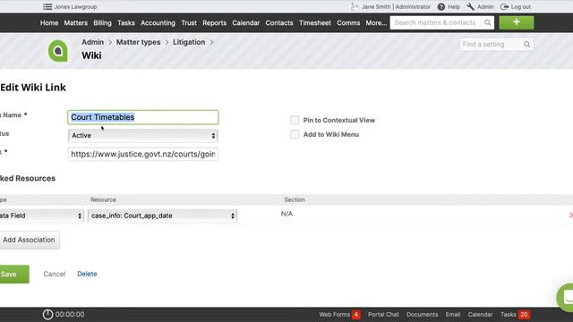 How To Use Wiki In Actionstep