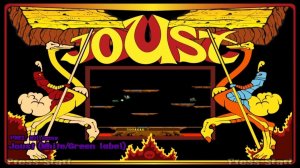 Joust веселая игра в которую можно поиграть в двоём Dendy Денди NES Nintendо Famico не большой обзор