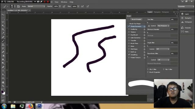 Cara mengatur brush supaya berujung lancip di Adobe Photoshop CS6 смотреть онлайн