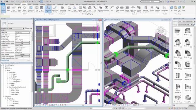 AEC Collection 2018 | Workflow: Fabrication for MEP смотреть онлайн
