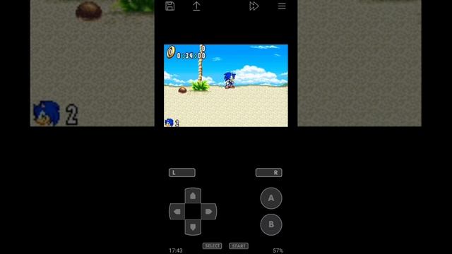 Sonic Advance on Android GBA emulator ? смотреть онлайн