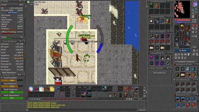 TIBIA BESTIARY MAD SCIENTIST - 15 CHARM POINTS - YALAHAR MAGICIAN QUARTER смотреть онлайн