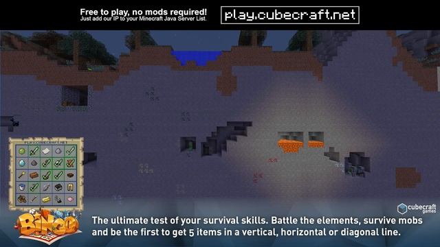 Bingo - The ultimate test of your survival skills - Trailer - CubeCraft Games смотреть онлайн