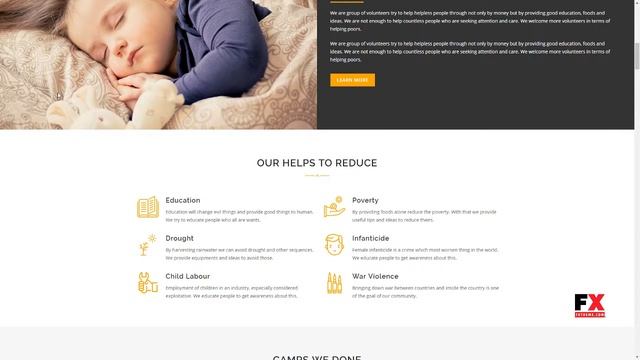 ARISEN - Charity Multipurpose Responsive One Page WordPress Theme смотреть онлайн