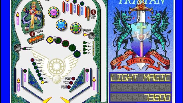 Solid State Pinball : Tristan (DOS) смотреть онлайн