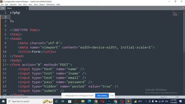 PHP Class 08 смотреть онлайн