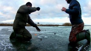 Рыбалка на жерлицы в камышах.Озеро НЕРО.