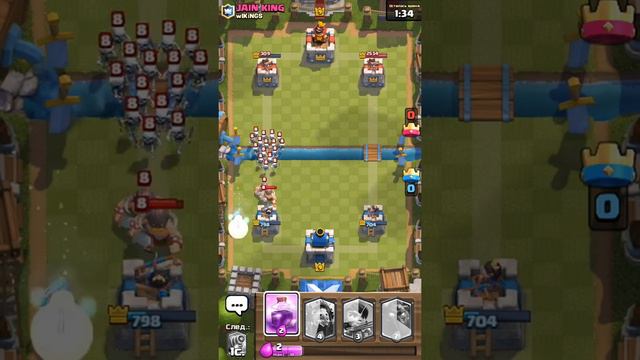 АТАКА 7 ЛЕГЕНДАРКАМИ В CLASH ROYALE! смотреть онлайн