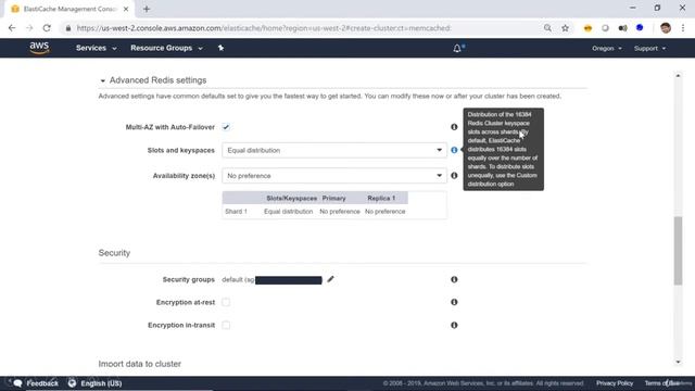 3 Amazon ElastiCache - Create ElastiCache Redis Clustered Instance смотреть онлайн