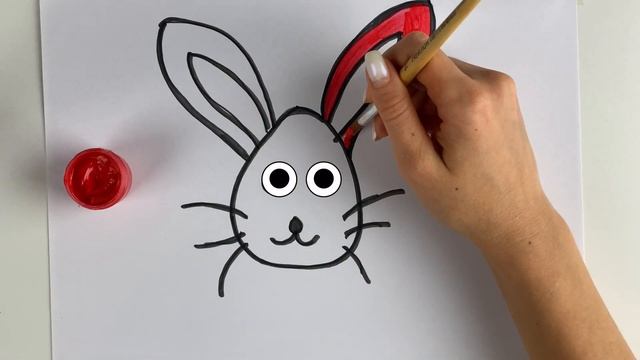 Bolalar uchun quyon rasm chizish / Как нарисовать Кролика детям / Drawing and coloring for kids смотреть онлайн