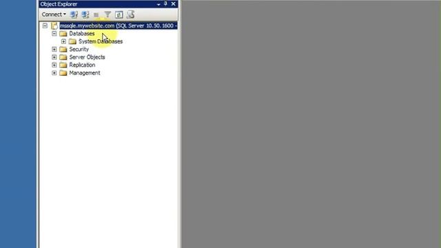 How to connect to database using SQL Server Management Studio смотреть онлайн