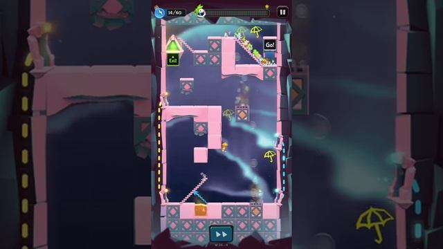 Lemmings. World 7 - Bubble Bath. Level W 24-4. Perfect Walkthrough. смотреть онлайн