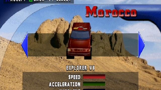 Test Drive Off-Road 2 PS1 - All Cars List смотреть онлайн
