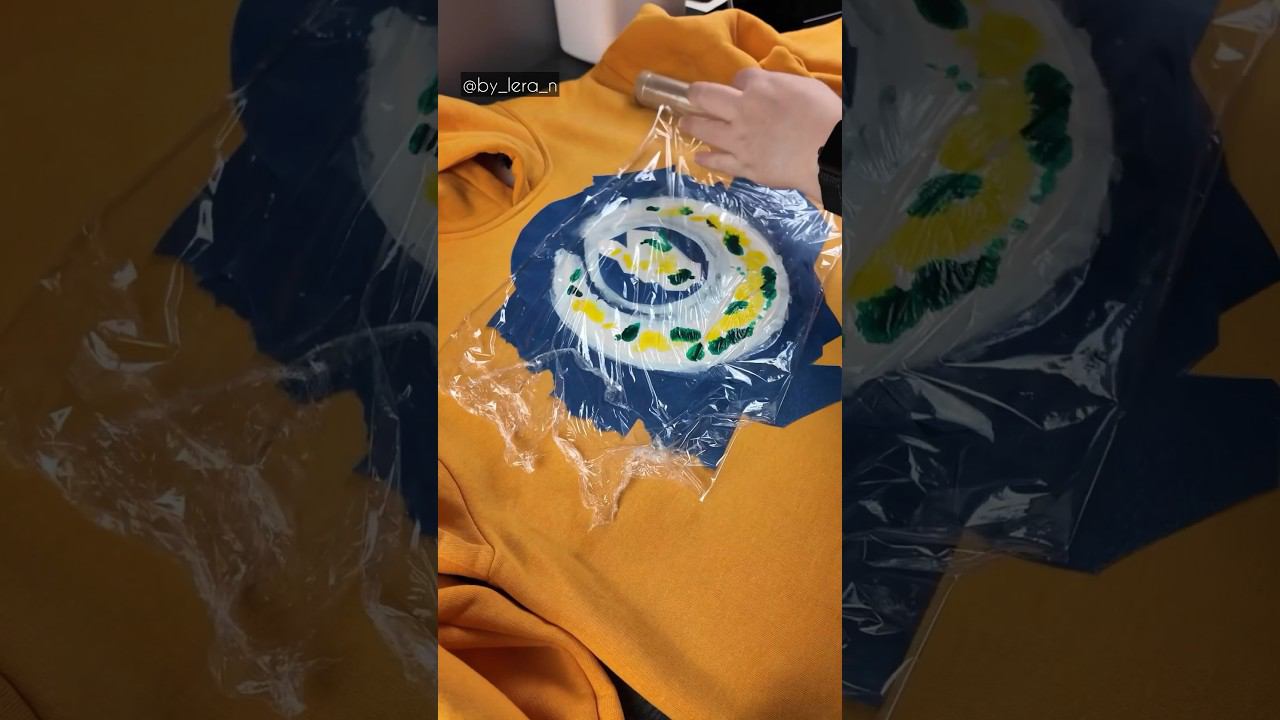 Еще одна простая идея #росписьодежды #art смотреть онлайн