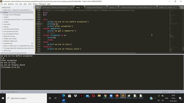Exception Handling in Python || Programming For Beginners || Python Tutorial For Beginners [2021] смотреть онлайн