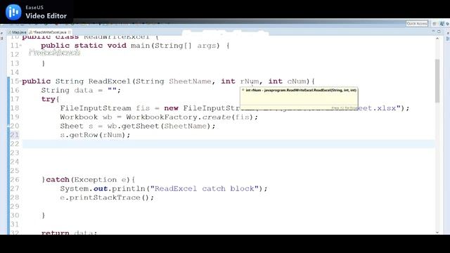 How To Read and Write Excel data in java using Apache POI смотреть онлайн
