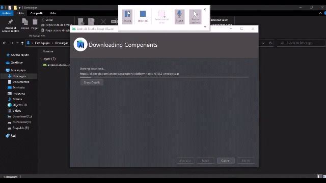 Instalación de Android Studio Versión 4.2.1 en Windows 10 de 64 bits смотреть онлайн