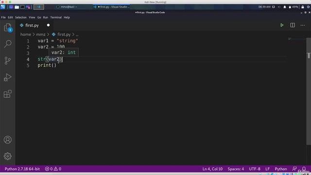 6.11. Types conversion смотреть онлайн
