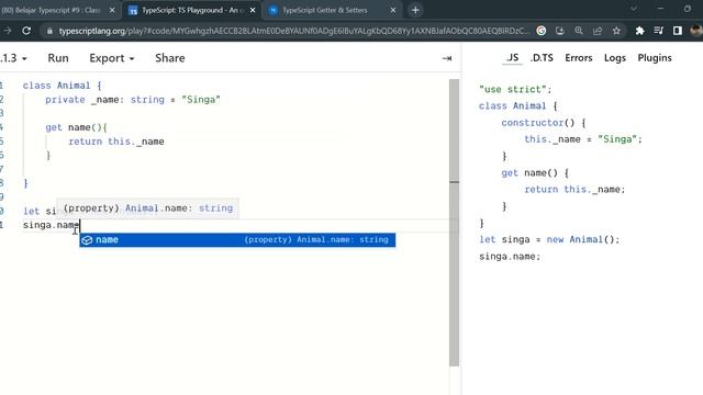 Belajar Typescript #10 : Getter & Setter смотреть онлайн