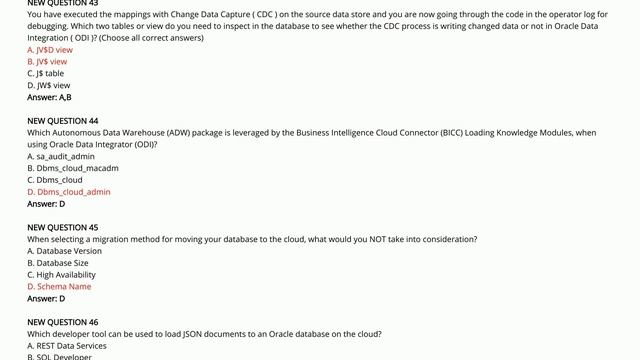[Nov, 2022] Free4dump 1z0-1094-22 PDF Dumps and 1z0-1094-22 Exam Questions (35-50) смотреть онлайн