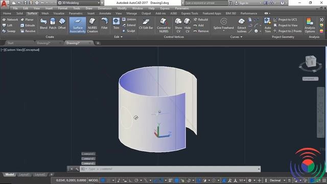 Autodesk AutoCAD: How To Use Project Geometry And Auto Trim Command In Autodesk AutoCAD