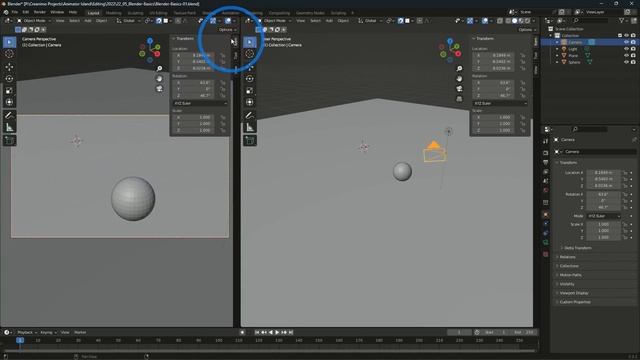 Blender Basics: Snap Objects, Camera Position & Transform Orientation - 3D Animation Class - Ep. 2 смотреть онлайн