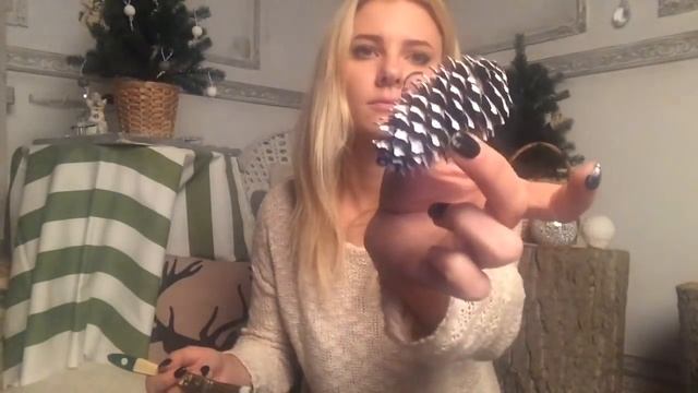 Новогодний декор: игрушки на елку! Быстро, просто и дешево;)) DIY смотреть онлайн