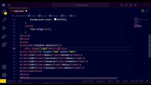 Export Html table to Excel JavaScript|HTML to Excel|SheetJS|Javascript Excel Report|Programmersbhav смотреть онлайн
