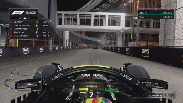 F1 23 | Round 22 | Las Vegas | Mercedes-AMG F1 W14 E Performance | Hamilton смотреть онлайн