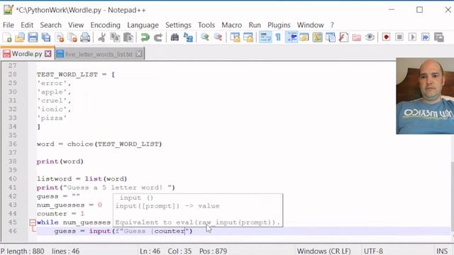 Make Wordle with Python: While you were guessing... смотреть онлайн