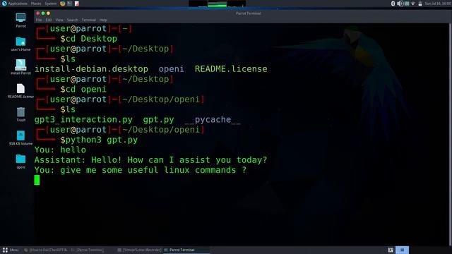 Chatgpt sur terminal linux смотреть онлайн