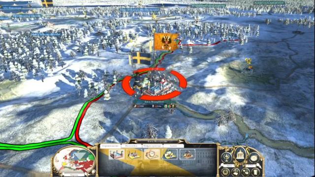 Empire Total War(PUA) - Швеция №24. смотреть онлайн