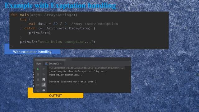 Exception Handling Kotlin смотреть онлайн