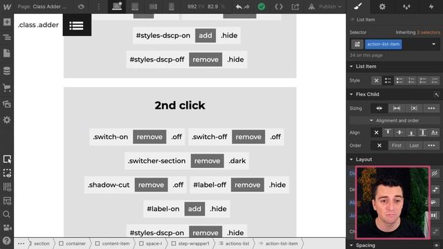 Light/Dark mode on Webflow | Class Adder for Webflow Interactions смотреть онлайн