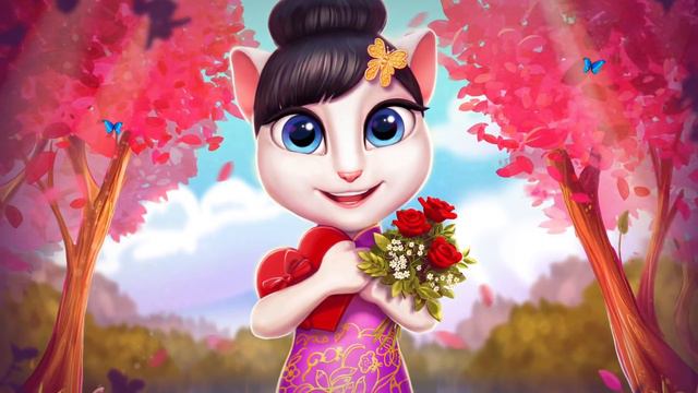 Talking Angela - Lunar New Year Celebration смотреть онлайн