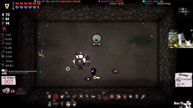 [#304] Иден стрик на 4 Цели | Запретный гриб | The Binding of Isaac: Repentance смотреть онлайн