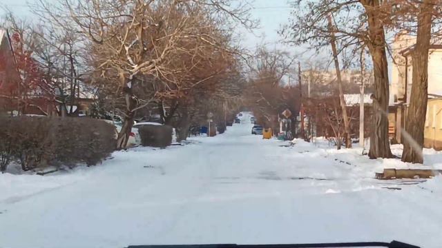 Таганрог. 🌠Зимняя дорога с моря прямо к дому. ✳1 часть. смотреть онлайн