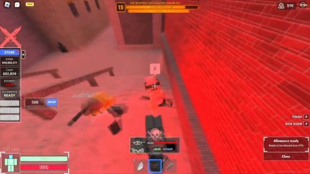 extended hitbox - Criminality Roblox смотреть онлайн