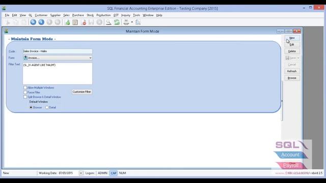 SQL Account - How to block Salesman to view whole company sales? смотреть онлайн