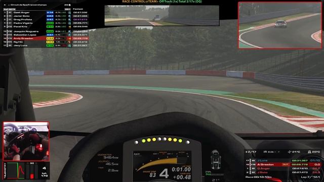 Race 16 | GT4 Challenge | SPA | Road To Class B | iRacing Career смотреть онлайн