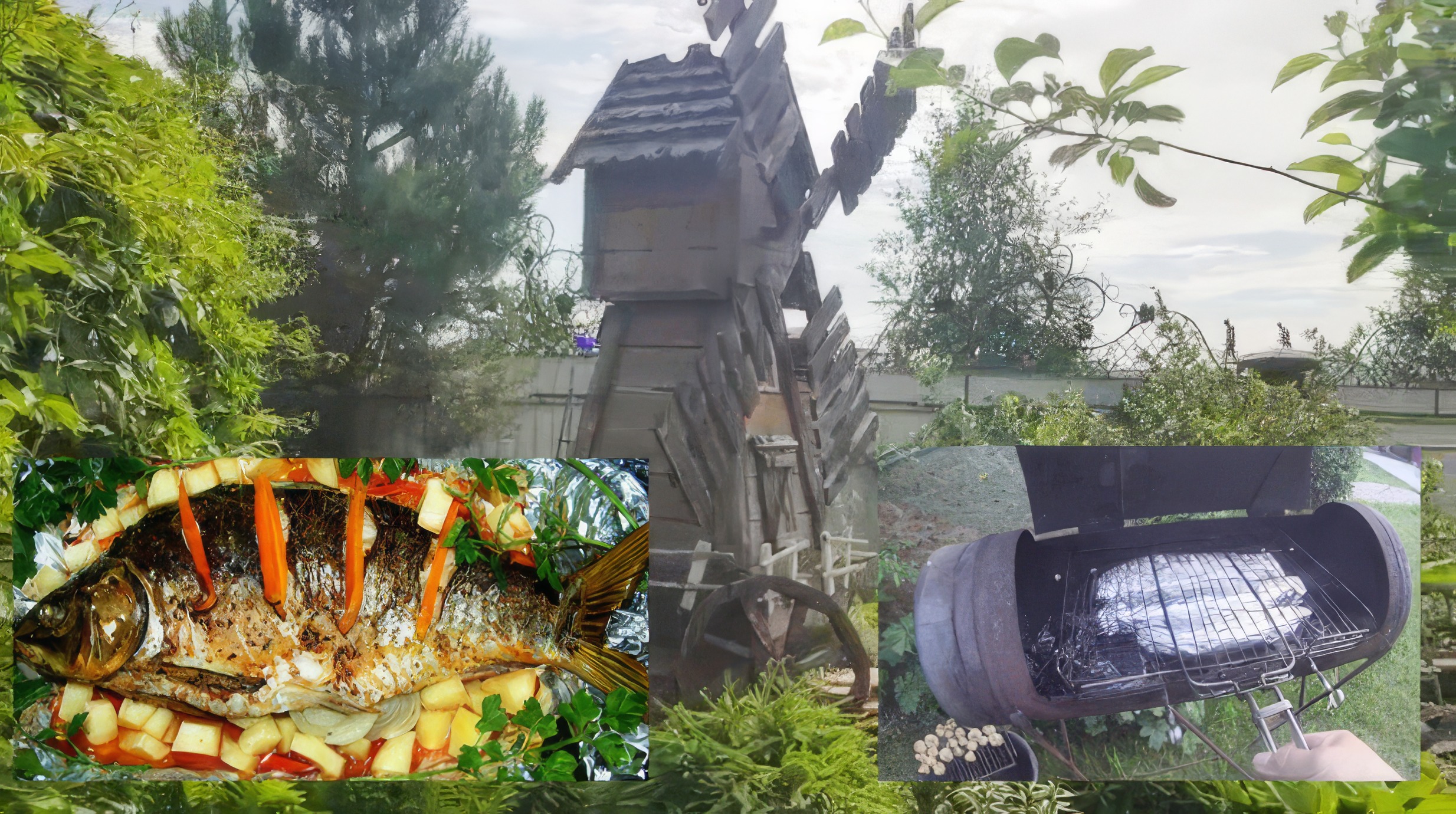 Рыба в фольге на мангале. КАРП и СУДАК! смотреть онлайн