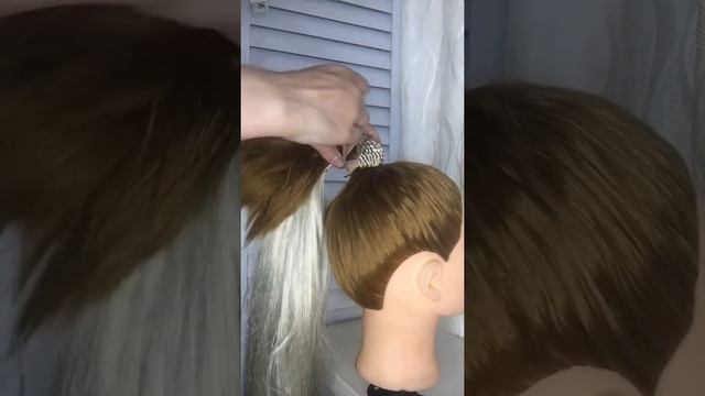 Как надежно закрепить хвост на резинке смотреть онлайн