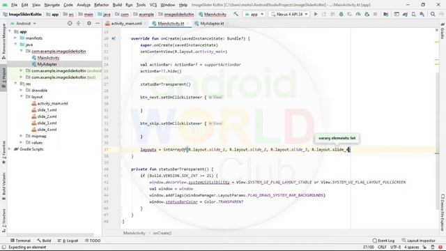 Welcome Screen Slider with ViewPaer in Android Kotlin смотреть онлайн