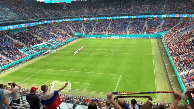 Атмосфера на матче Бельгия - Россия #ЕВРО2020 смотреть онлайн