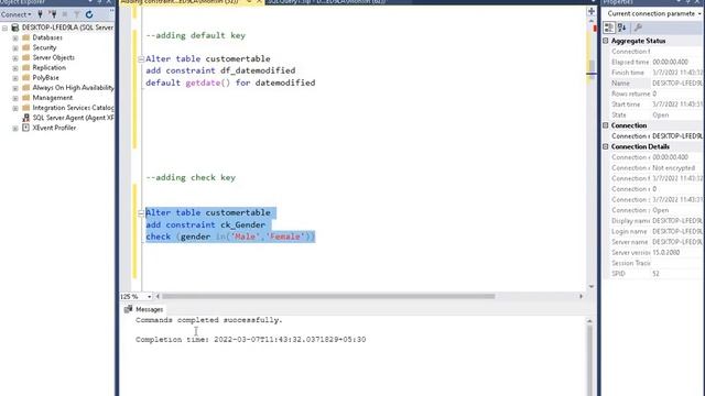SQL: Adding & Dropping constraints from existing table смотреть онлайн