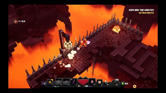 MINECRAFT DUNGEON SURVIVING NETHER WASTES смотреть онлайн