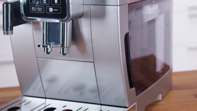 How to set the water hardness on your De'Longhi Dinamica ECAM 350.35.W, ECAM 350.55.B, ECAM 350.75. смотреть онлайн