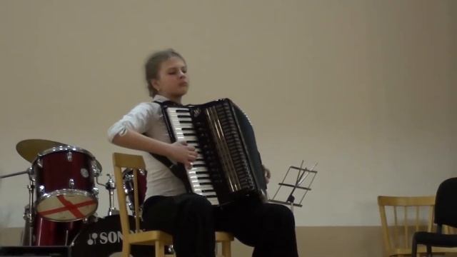 Дарья Иванова И.С.Бах "Invention 13 a moll" Аккордеон смотреть онлайн