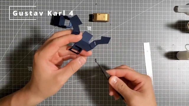 Gustav Karl Gundam paper craft 4 смотреть онлайн